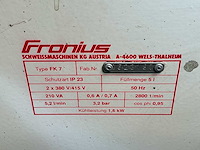 Fronius transsynergic 330 lasapparaat - afbeelding 5 van  13
