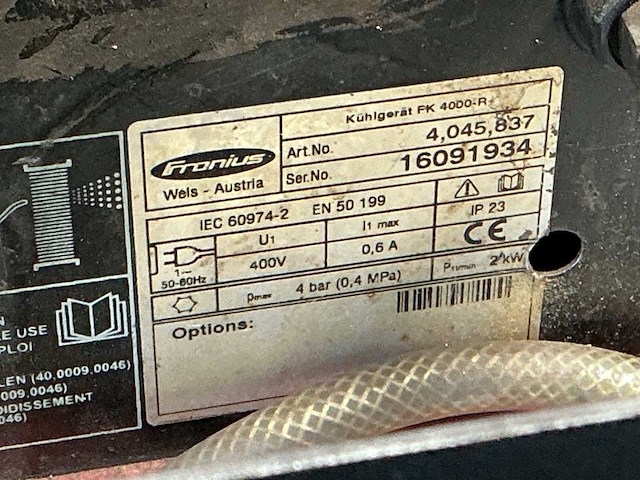 Fronius transsynergic 4000 lasapparaat - afbeelding 4 van  12