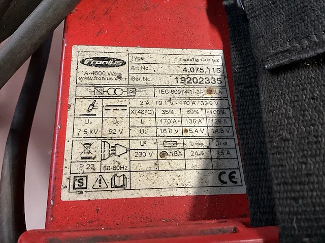 Fronius transtig 1700 g/z tig lasmachine - afbeelding 5 van  5