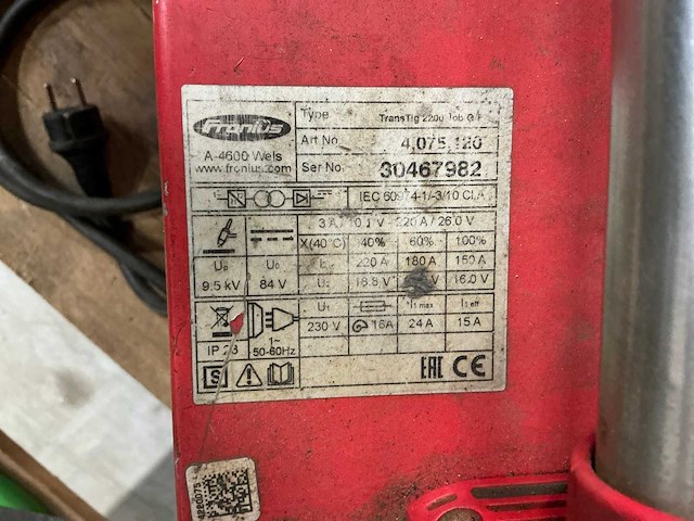 Fronius transtig 2200 job g/f tig-lasmachine - afbeelding 4 van  4