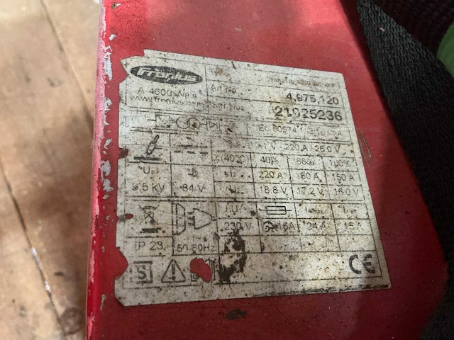 Fronius transtig 2200 job tig-lasmachine - afbeelding 4 van  4