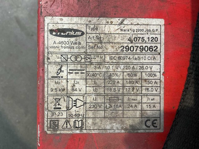 Fronius transtig 2200 lasapparaat - afbeelding 7 van  7
