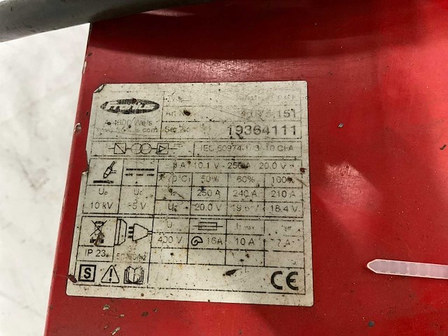 Fronius transtig 2500 job g/f tig-lasmachine - afbeelding 6 van  6