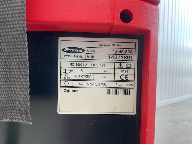 Fronius transtig 2600 g w z lasapparaat - afbeelding 10 van  10