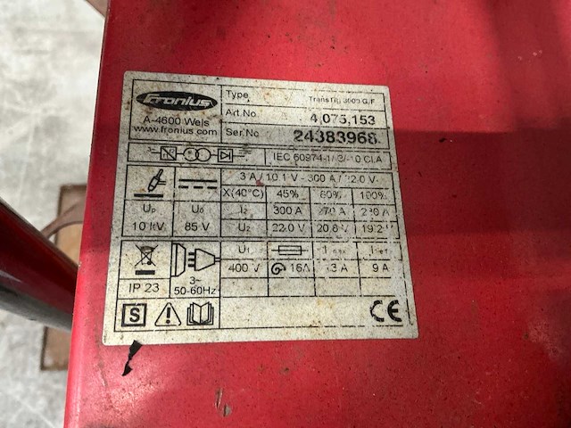 Fronius transtig 3000 g/f tig-lasmachine - afbeelding 2 van  10