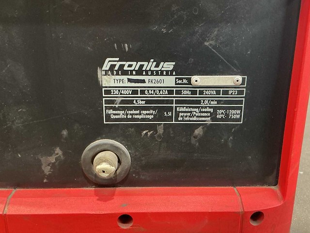 Fronius transtig 3000 lasapparaat - afbeelding 9 van  9