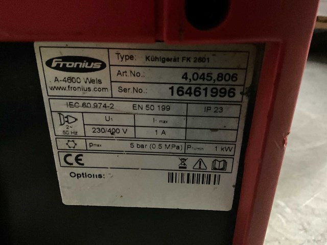 Fronius transtig 3000 tig lasapparaat - afbeelding 11 van  12