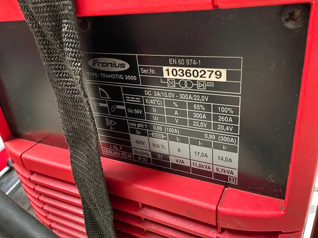 Fronius transtig 3000 tig-lasmachine - afbeelding 2 van  6