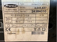 Fronius transtig 4000 + fk 4000 r tig-lasmachine + coolung unit - afbeelding 4 van  13
