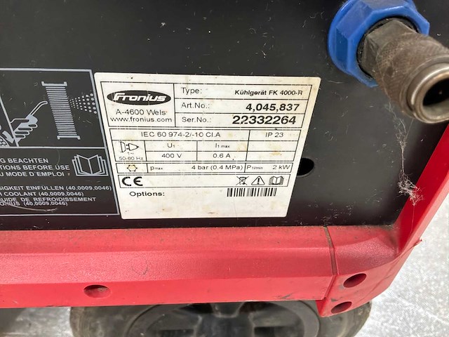 Fronius transtig 4000 g/f tig-lasmachine - afbeelding 3 van  12