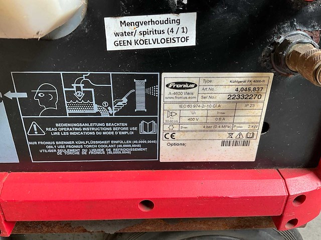 Fronius transtig 4000g/f tig-lasmachine - afbeelding 8 van  9