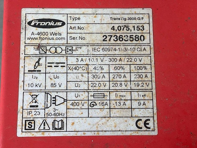 Fronius tt3000 lasapparaat - afbeelding 2 van  10