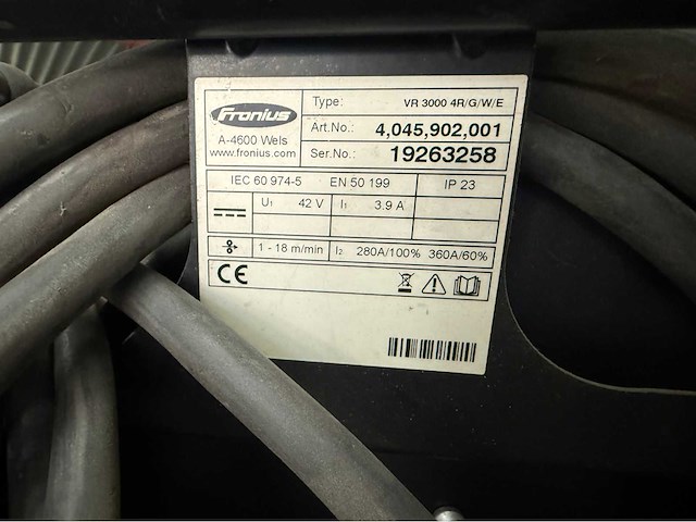 Fronius variosynergic 3400 mig lasapparaat - afbeelding 4 van  9
