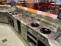 Frontcooking counter met apparatuur & afzuigkap (combinatiekavel 26 t/m 37) - afbeelding 9 van  12