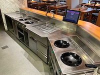 Frontcooking counter met apparatuur & afzuigkap (combinatiekavel 26 t/m 37) - afbeelding 10 van  12