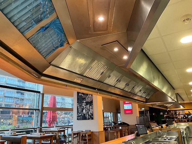 Frontcooking counter met apparatuur & afzuigkap (combinatiekavel 26 t/m 37) - afbeelding 11 van  12