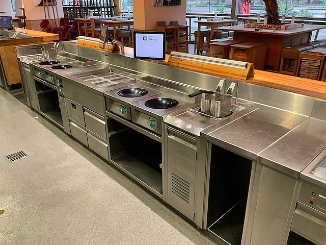 Frontcooking counter met apparatuur (combinatiekavel 14 t/m 20) - afbeelding 2 van  11
