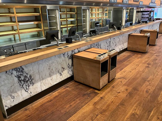 Frontcooking counter met apparatuur (combinatiekavel 17-36) - afbeelding 2 van  6