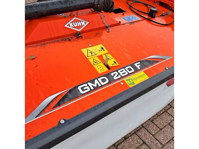 Frontmaaier, kuhn, gmd280f-ff, oranje, 2022 - afbeelding 31 van  32