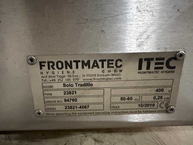 Frontmatic - solo tradition - 23821 - rvs - zool/schoenen reiniger - afbeelding 4 van  9