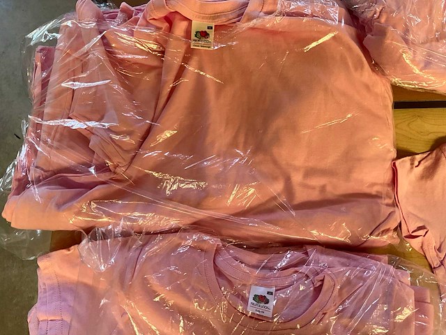 Fruit of the loom shirt diverse maten (s/m/l) (55x) - afbeelding 5 van  7