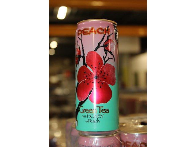 Fruitdrank arizona green tea peach. 165 trays a 12 stuks 33 cl. totaal 1980 blikken. tht 7-26. bod is inclu... - afbeelding 3 van  3
