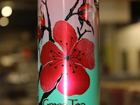 Fruitdrank arizona green tea peach. 165 trays a 12 stuks 33 cl. totaal 1980 blikken. tht 7-26. bod is inclu... - afbeelding 3 van  3