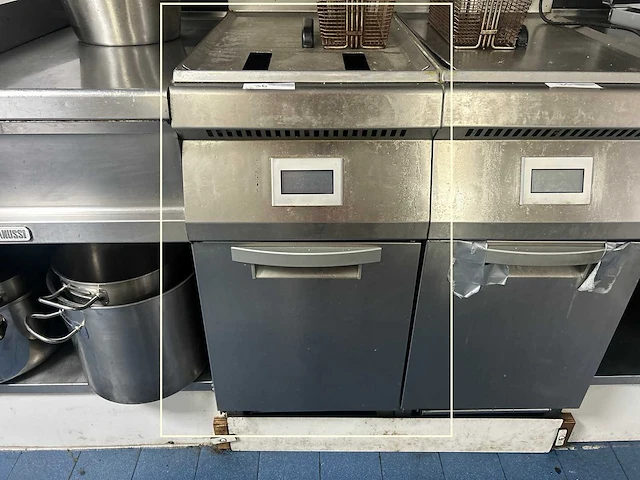 Fry logic - fls 300 - professionele rvs friteuse 22 liter met 1 frituurmand - afbeelding 1 van  7