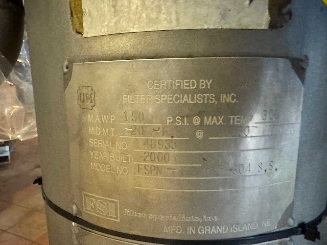 Fsi - fspn - filter - 2000 - afbeelding 1 van  5