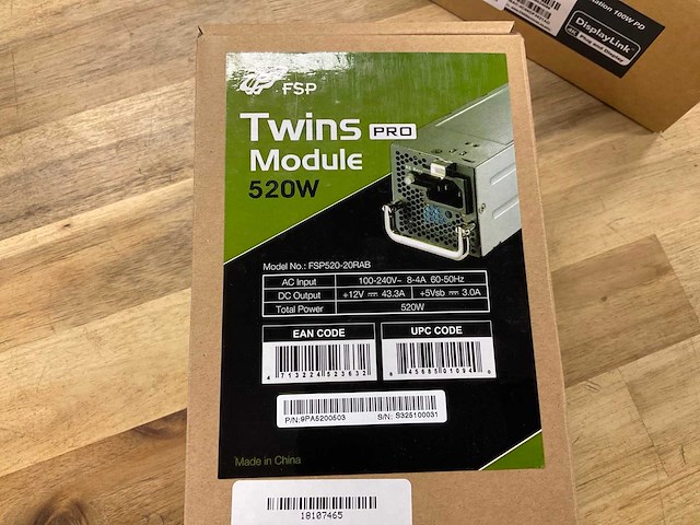 Fsp twins module 520w pro - afbeelding 1 van  1