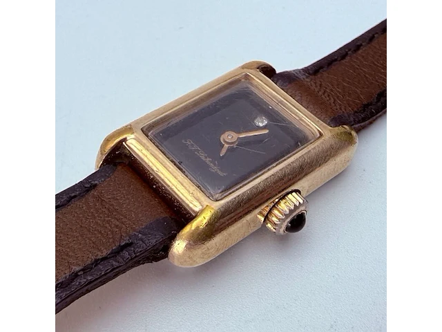 F.t. leibundgut 14kt gouden vintage dameshorloge - afbeelding 2 van  7