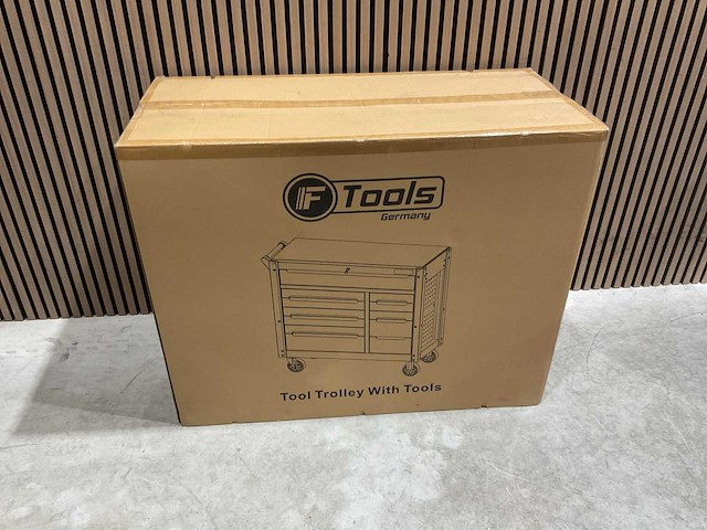 Ftools tool trolley black & red gereedschapswagen - afbeelding 12 van  76