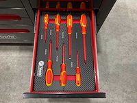 Ftools tool trolley black & red gereedschapswagen - afbeelding 6 van  76