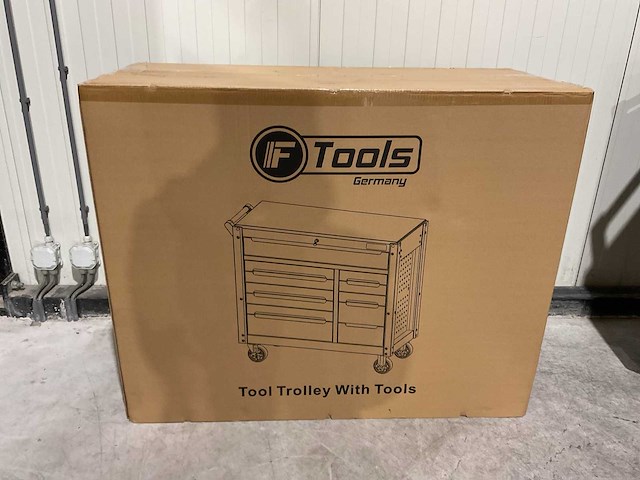 Ftools tool trolley black & red gereedschapswagen - afbeelding 17 van  53