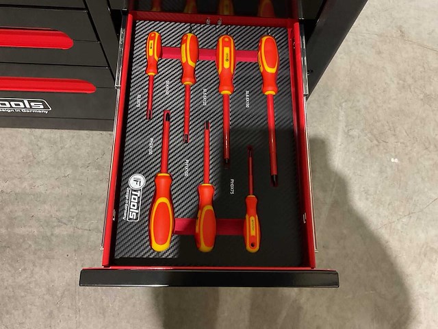 Ftools tool trolley black & red gereedschapswagen - afbeelding 15 van  51