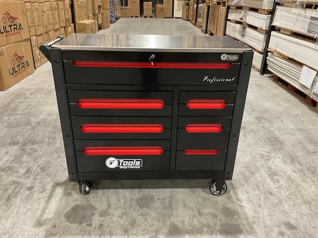 Ftools tool trolley black & red gereedschapswagen - afbeelding 30 van  51