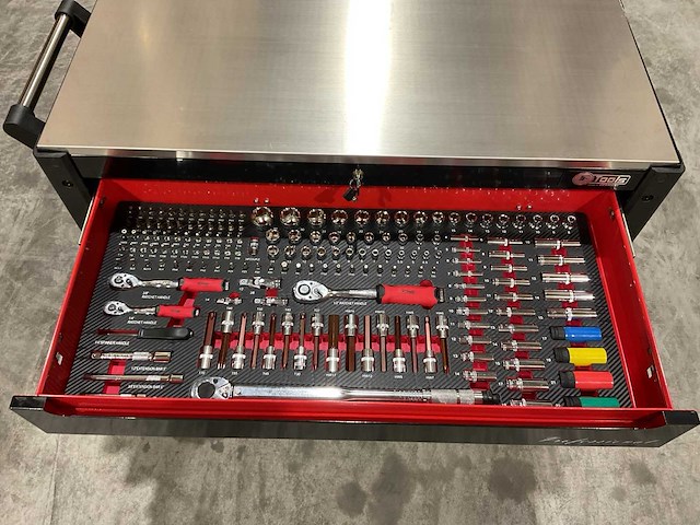 Ftools tool trolley black & red gereedschapswagen - afbeelding 47 van  69