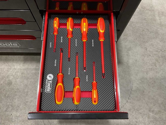 Ftools tool trolley black & red gereedschapswagen - afbeelding 13 van  76