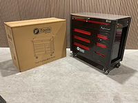 Ftools tool trolley black & red gereedschapswagen - afbeelding 8 van  76
