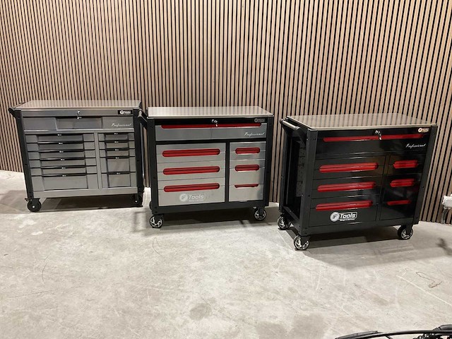 Ftools tool trolley black & red gereedschapswagen - afbeelding 26 van  76