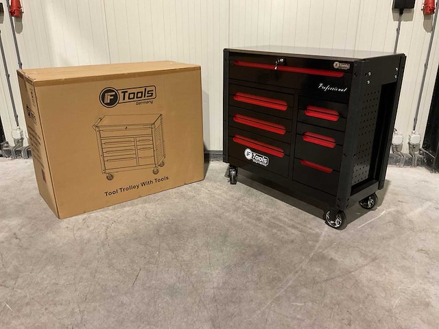Ftools tool trolley black & red gereedschapswagen - afbeelding 27 van  76