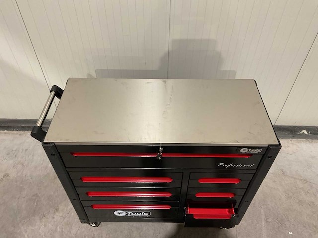 Ftools tool trolley black & red gereedschapswagen - afbeelding 45 van  76