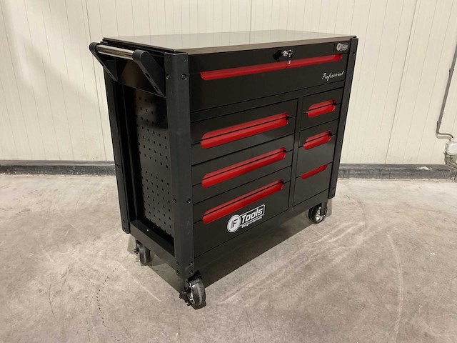 Ftools tool trolley black & red gereedschapswagen - afbeelding 1 van  76