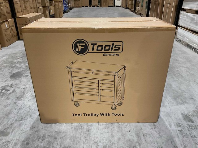 Ftools tool trolley black & red gereedschapswagen - afbeelding 75 van  76
