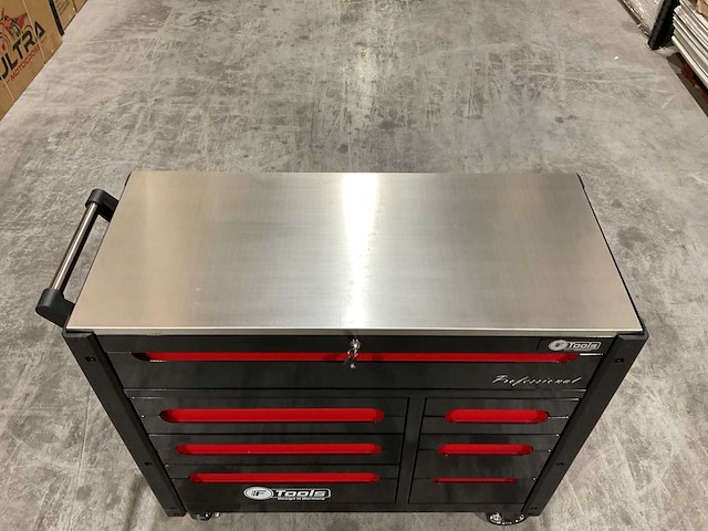 Ftools tool trolley black & red gereedschapswagen - afbeelding 46 van  76