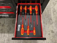 Ftools tool trolley black & red gereedschapswagen - afbeelding 57 van  76