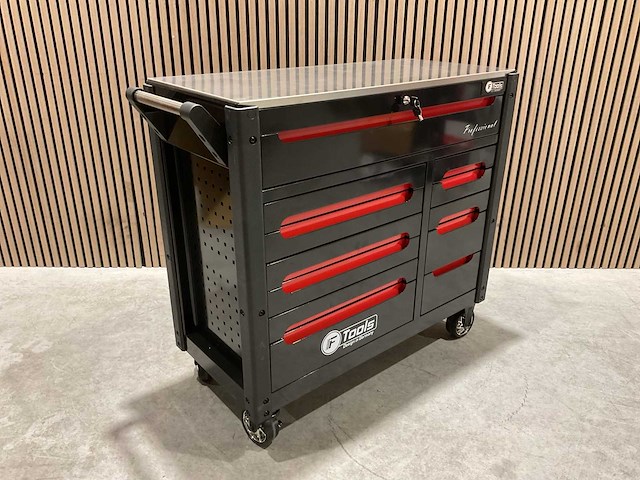 Ftools tool trolley black & red gereedschapswagen - afbeelding 9 van  63