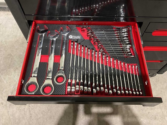 Ftools tool trolley black & red gereedschapswagen - afbeelding 26 van  63