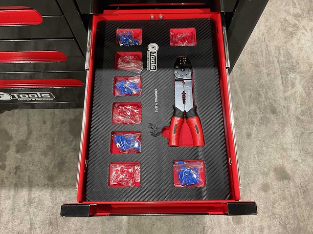 Ftools tool trolley black & red gereedschapswagen - afbeelding 55 van  63