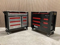 Ftools tool trolley black & red gereedschapswagen - afbeelding 30 van  76